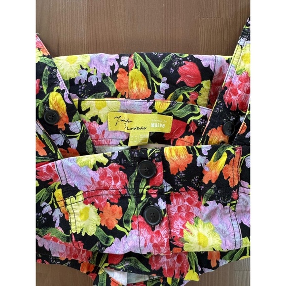 The Yukiko Noritake Portside Button Front Romper by Maeve: Anthropologie: Size 6 - Picture 2 of 7